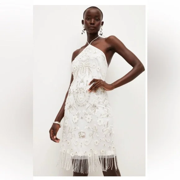 Karen Millen | Dresses | Karen Millen Premium Beaded Halterneck Mini Dress | Poshmark Karen Millen | Dresses | Karen Millen Premium Beaded Halterneck Mini Dress | Poshmark